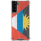 Antigua and Barbuda Flag Distressed Galaxy S21 Plus 5G Clear Case